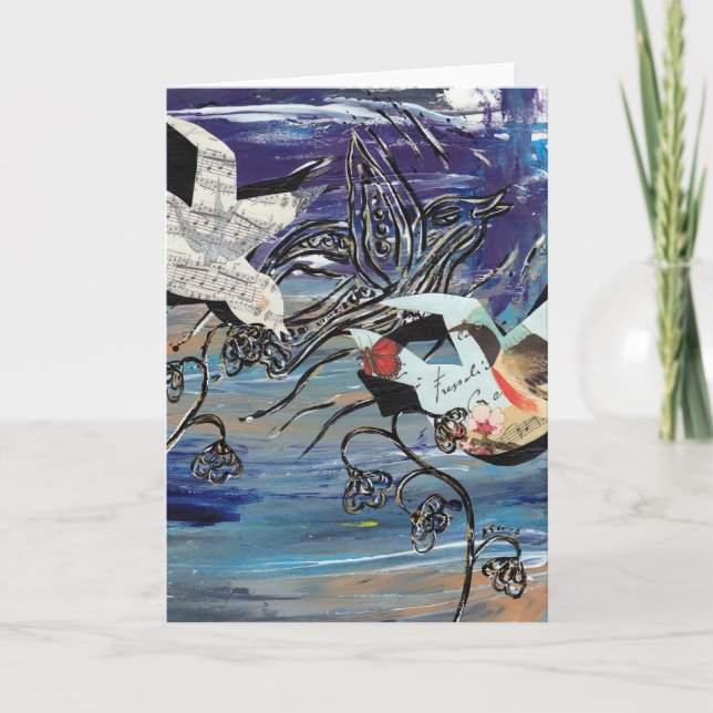 Song Birds Greeting Cards (Front)