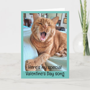 Song by Ginger Cat for Special Valentine Card