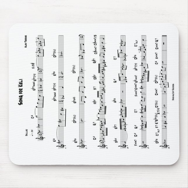 Song For Keli Mouse Pad (Front)
