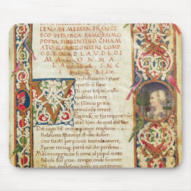Song in praise of Laure Mouse Pad (Front)
