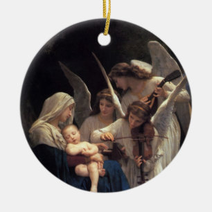 Song of Angels, Bouguereau Ceramic Tree Decoration