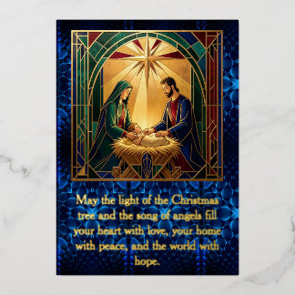 Song of Angels Christmas Foil Card