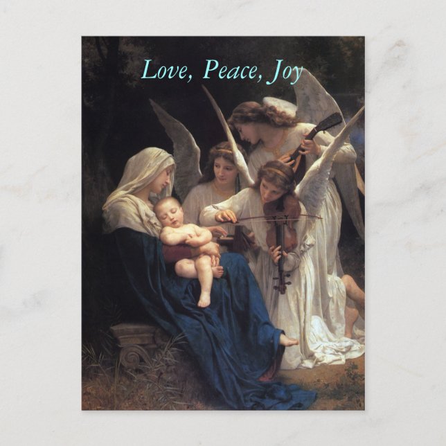 Song of Angels, christmas postcards (Front)