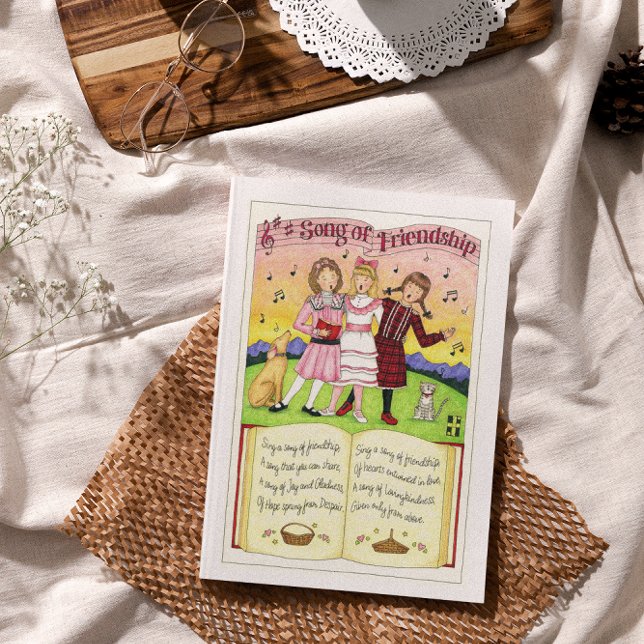 Song of Friendship Inspirational Postcard (Creator Uploaded)