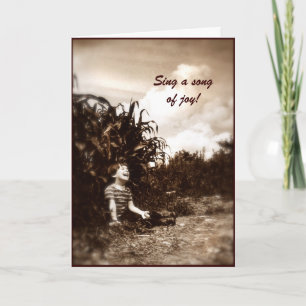 Song of Joy Birthday Card