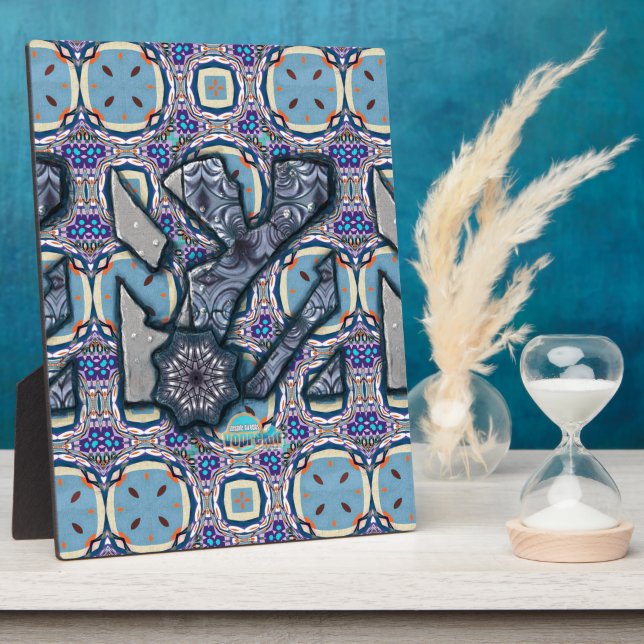 Song of Living Metal No 2 by Linandara Plaque (Side)