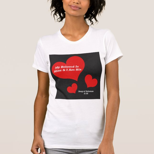 Song of Solomon 2:16 Bible Scripture Verse T-Shirt (Front)