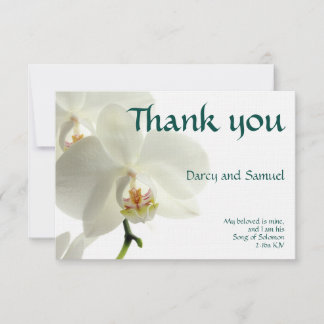 Song of Solomon 2:16a wedding thank you card