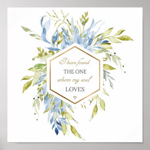 Song of Solomon 3:4 I Have Found the One  Poster