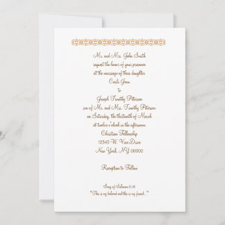 Song of Solomon 5:16 "This is my beloved and th... Invitation