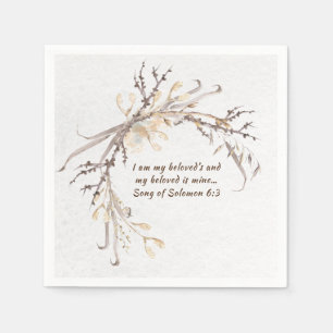Song of Solomon 6:3 I am my beloved’s... Napkin