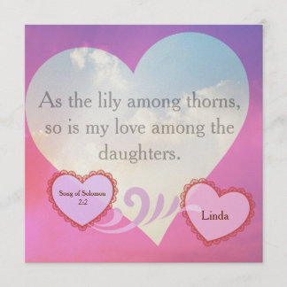 Song Of Solomon Encouragement Card