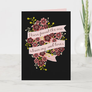Song of Solomon Love Quote Greeting Card