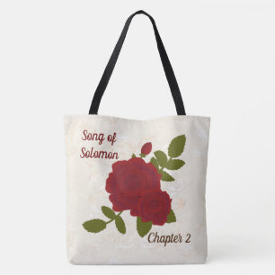 Song of Solomon Rose Fashion Vintage Tote Bag