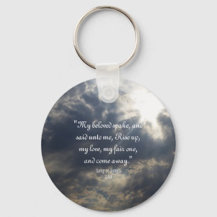 Song of Songs 2:10 Keychain