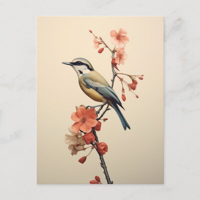 Song of Spring Holiday Postcard (Front)