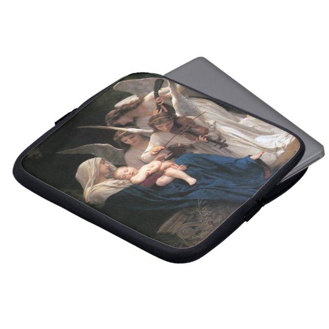 Song of the Angels (1881) by Bouguereau Laptop Sleeve (Front Top)