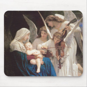 Song of the Angels (1881) by Bouguereau Mouse Pad