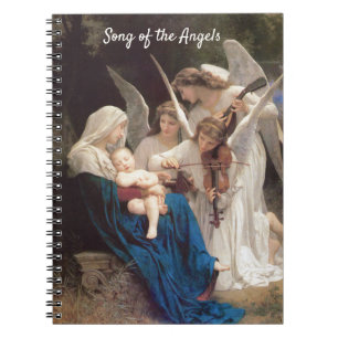 Song of the Angels (1881) by Bouguereau Notebook