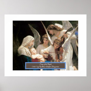 Song of the Angels Bouguereau Poster