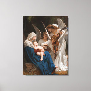 Song of the Angels by William-Adolphe Bouguereau Canvas Print