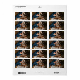 Song of the Angels by William-Adolphe Bouguereau Label