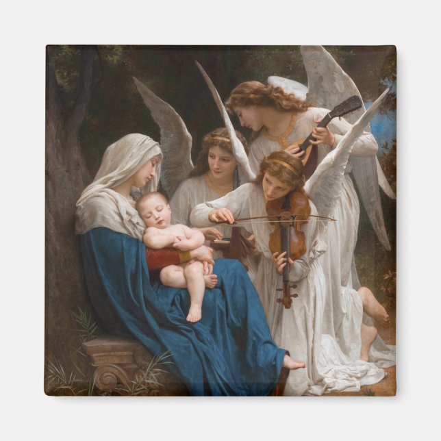Song of the Angels by William-Adolphe Bouguereau Magnet (Front)