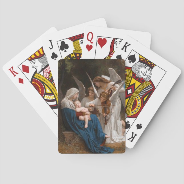 Song of the Angels by William-Adolphe Bouguereau Playing Cards (Back)