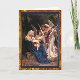 Song of the Angels Christmas Holiday Card