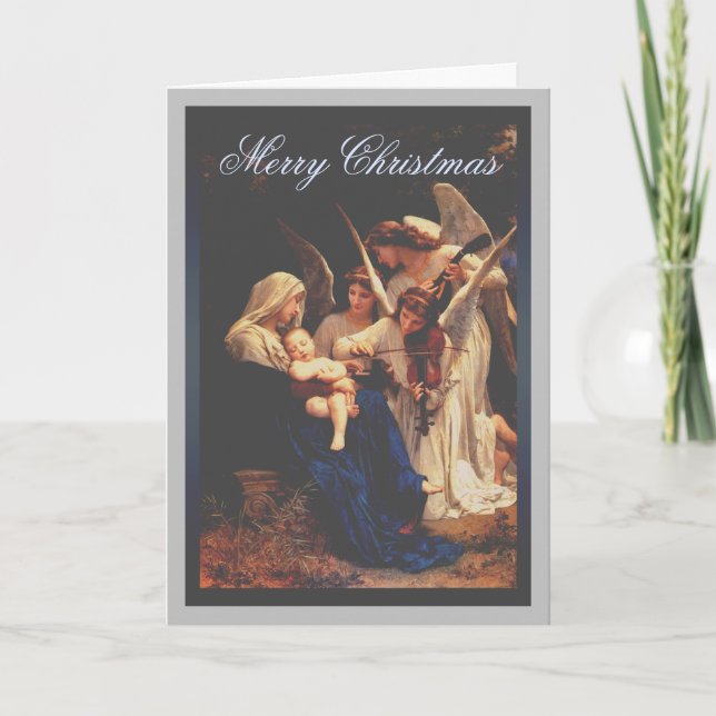 Song of the Angels Christmas Holiday Card (Front)
