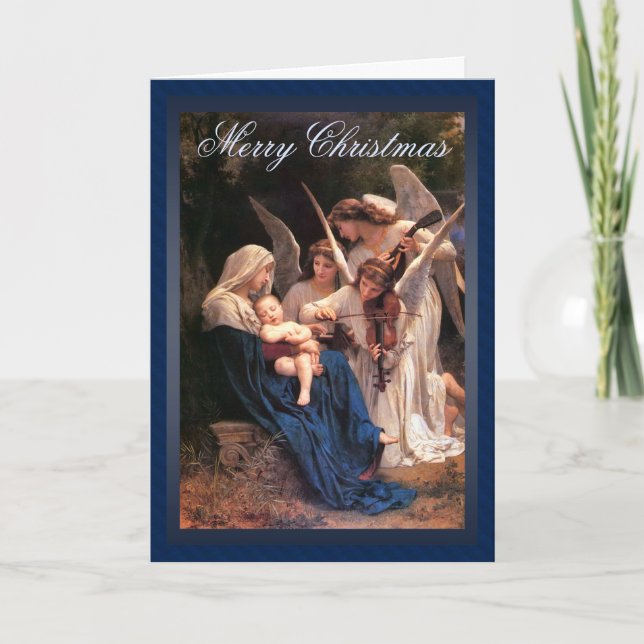 Song of the Angels Christmas Holiday Card (Front)