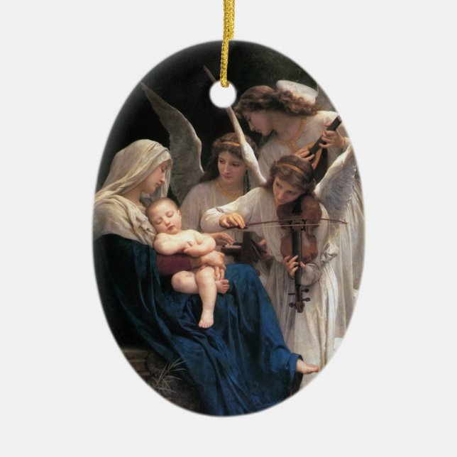 "Song Of The Angels" Christmas ornament (Front)
