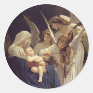 Song of the Angels Classic Round Sticker
