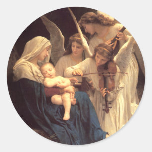 Song of the Angels Classic Round Sticker