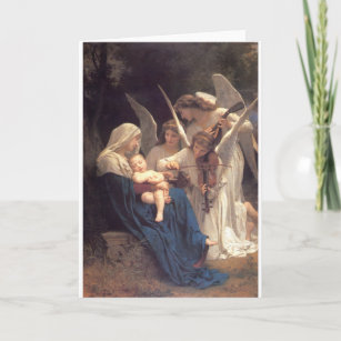 Song of the Angels - William-Adolphe Bouguereau Holiday Card