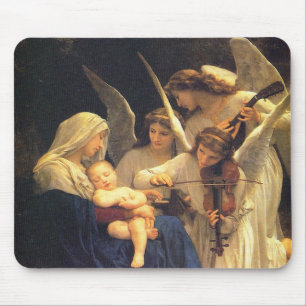 Song of the Angels, William-Adolphe Bouguereau Mouse Pad