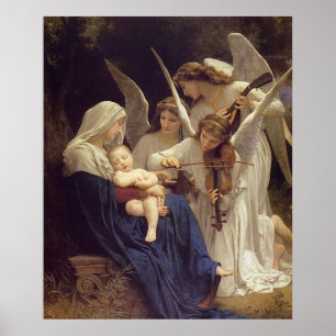 Song of the Angels -William Bouguereau Poster