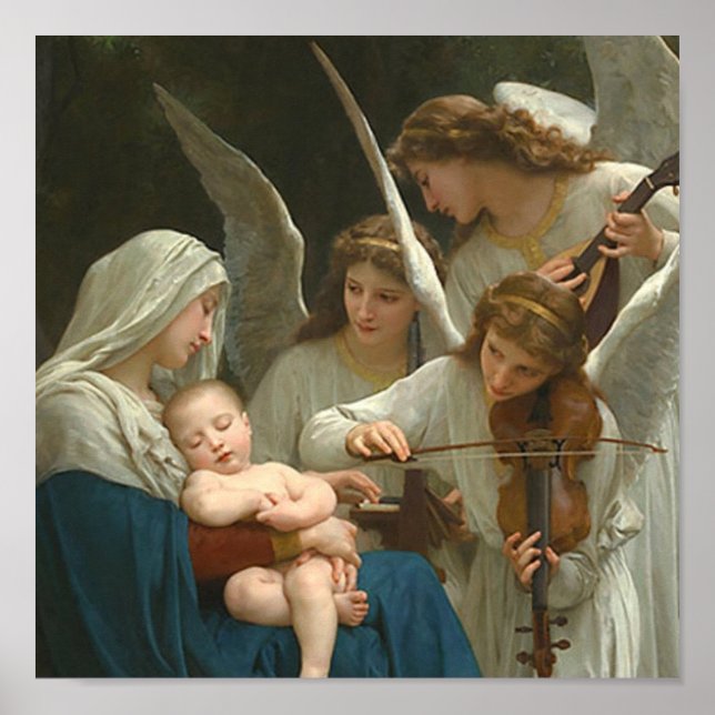 Song of the Angels -William Bouguereau Poster (Front)