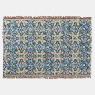 Song of the Doves – Vintage Folk Throw Blanket
