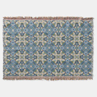 Song of the Doves – Vintage Folk Throw Blanket