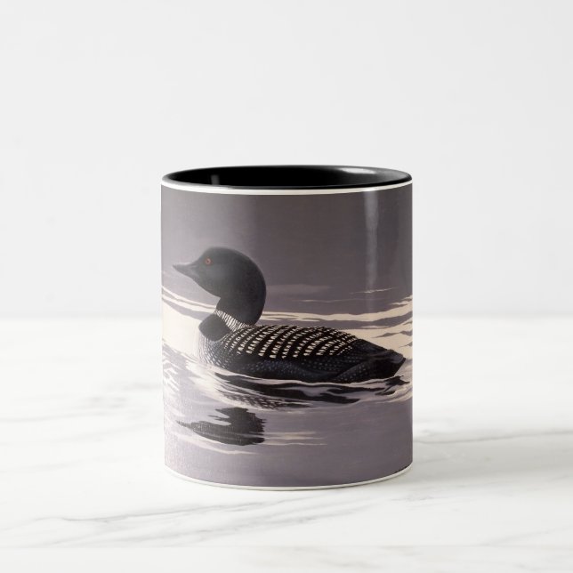 Song of the Loon Two-Tone Coffee Mug (Center)