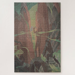 Song of the Towers (1934) by Aaron Douglas Jigsaw Puzzle