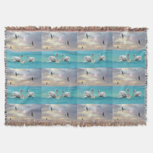 Song Of The White Swan, Throw Blanket