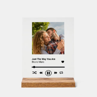 Song Plaque Anniversary Couple Memento Acrylic Sign