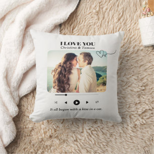 Song Playlist Photo Love Valentine's Day Gift   Cushion
