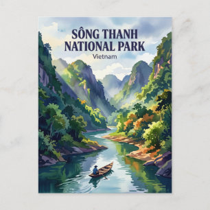Sông Thanh National Park Vietnam Postcard