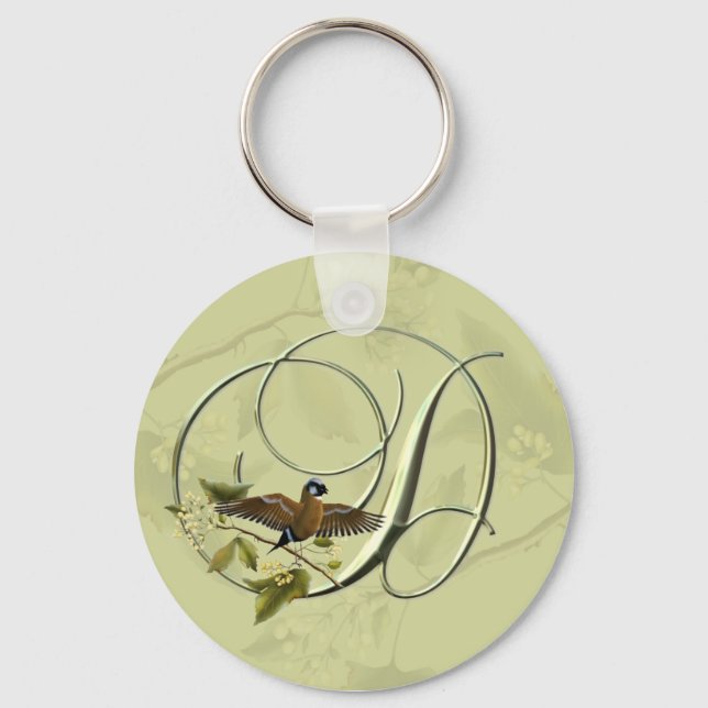 Songbird Initial D Key Ring (Front)