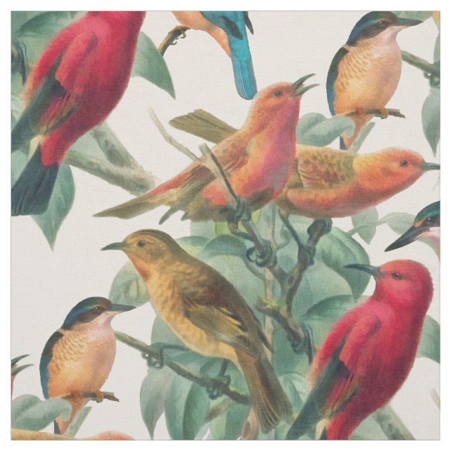 Songbirds Fabric (Swatch)