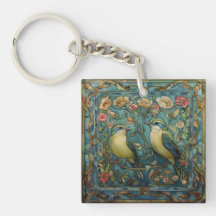 Songbirds in Love Romantic Art Nouveau Design