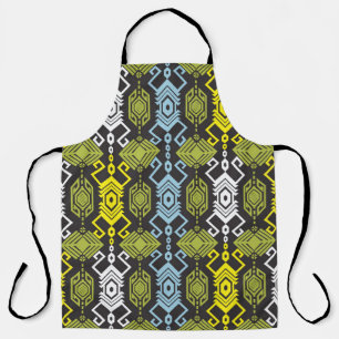 Songket Tenun Geometric Seamless Pattern with Crea Apron